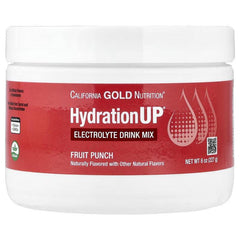 California Gold Nutrition HydrationUP® مكملات ترطيب الإلكتروليت – مجموعة متنوعة ومساحيق بنكهات (المدارية، الحمضيات، فواكه مشكلة، العنب، التوت المشكل)