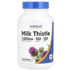 Nutricost Milk Thistle Capsules – Liver Health & Antioxidant Support Supplement