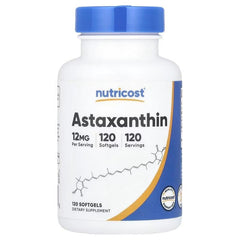 Nutricost Astaxanthin Softgels – مكمل مضاد للأكسدة وداعم للصحة اليومية