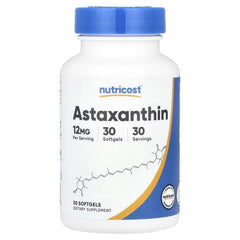 Nutricost Astaxanthin Softgels – مكمل مضاد للأكسدة وداعم للصحة اليومية