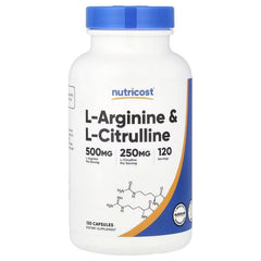 Nutricost L-Arginine & L-Citrulline Capsules – Workout & Nitric Oxide Support Supplement