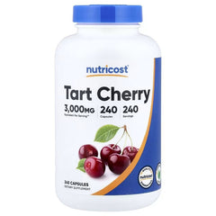 Nutricost Sour Cherry & Tart Cherry Capsules – Antioxidant & Wellness Support Supplement