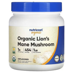 Nutricost Organic Lion’s Mane Mushroom Powder – Cognitive & Wellness Support