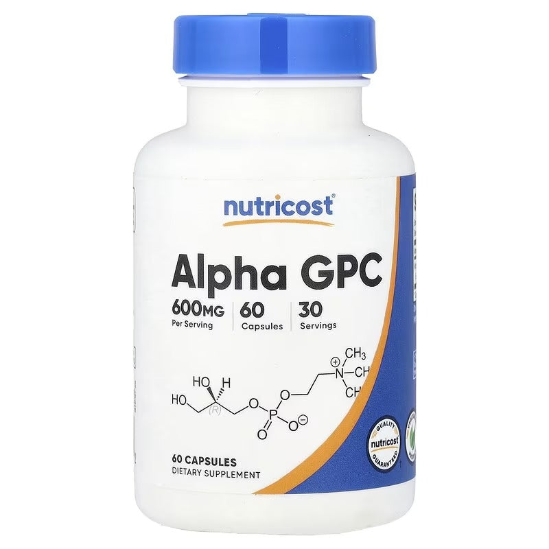Nutricost Alpha GPC 300 mg Capsules – Cognitive & Focus Support Supplement