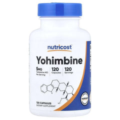 Nutricost Yohimbine HCl 5 mg Capsules – Energy & Workout Support Supplement