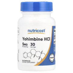 Nutricost Yohimbine HCl 5 mg Capsules – Energy & Workout Support Supplement