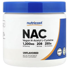 Nutricost NAC Powder Unflavoured – Antioxidant & Wellness Support Supplement