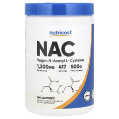 Nutricost NAC Powder Unflavoured – Antioxidant & Wellness Support Supplement