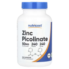 Nutricost Zinc Picolinate Capsules – Immune & Daily Mineral Support Supplement
