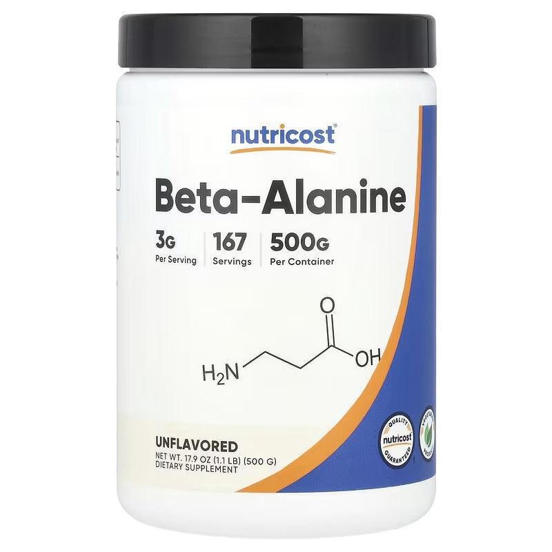 Nutricost Beta-Alanine Powder Unflavoured – Endurance & Workout Support Supplement