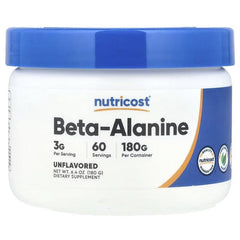 Nutricost Beta-Alanine Powder Unflavoured – Endurance & Workout Support Supplement