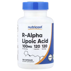 Nutricost R-Alpha Lipoic Acid 100 mg Capsules – Antioxidant & Cellular Wellness Support