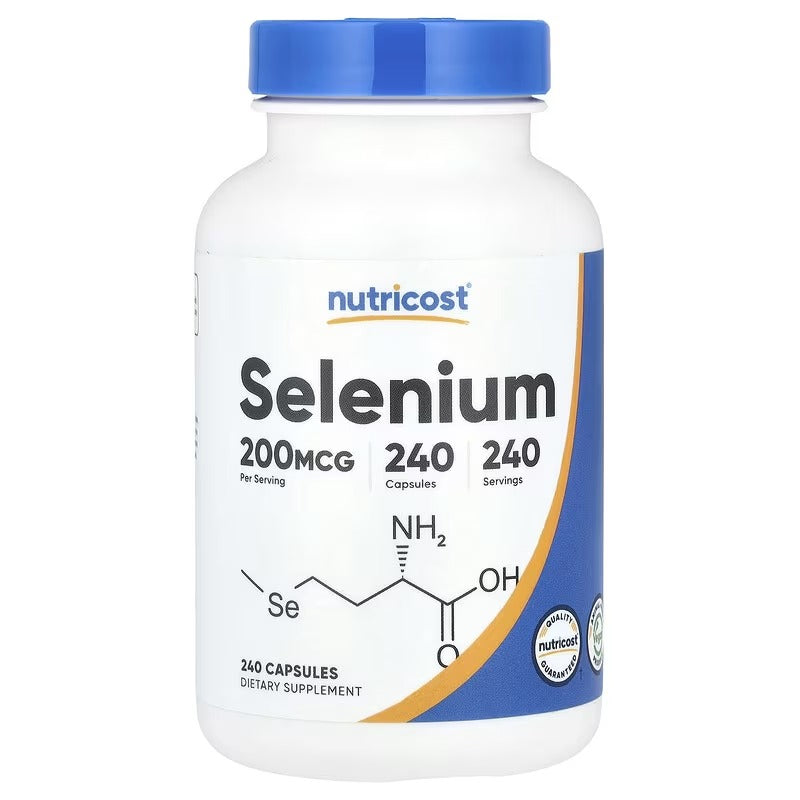 Nutricost Selenium Capsules – Antioxidant & Immune Wellness Support Supplement