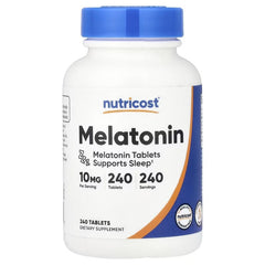 Nutricost Melatonin Tablets – Sleep & Nighttime Wellness Support Supplement