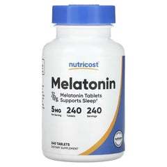 Nutricost Melatonin Tablets – Sleep & Nighttime Wellness Support Supplement