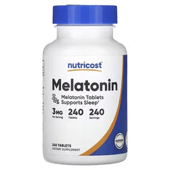 Nutricost Melatonin Tablets – Sleep & Nighttime Wellness Support Supplement