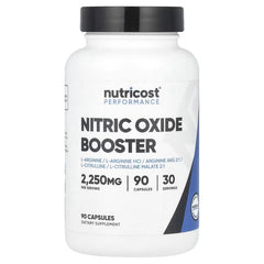 Nutricost Performance Nitric Oxide Booster Capsules – Workout & Pump Support Supplement