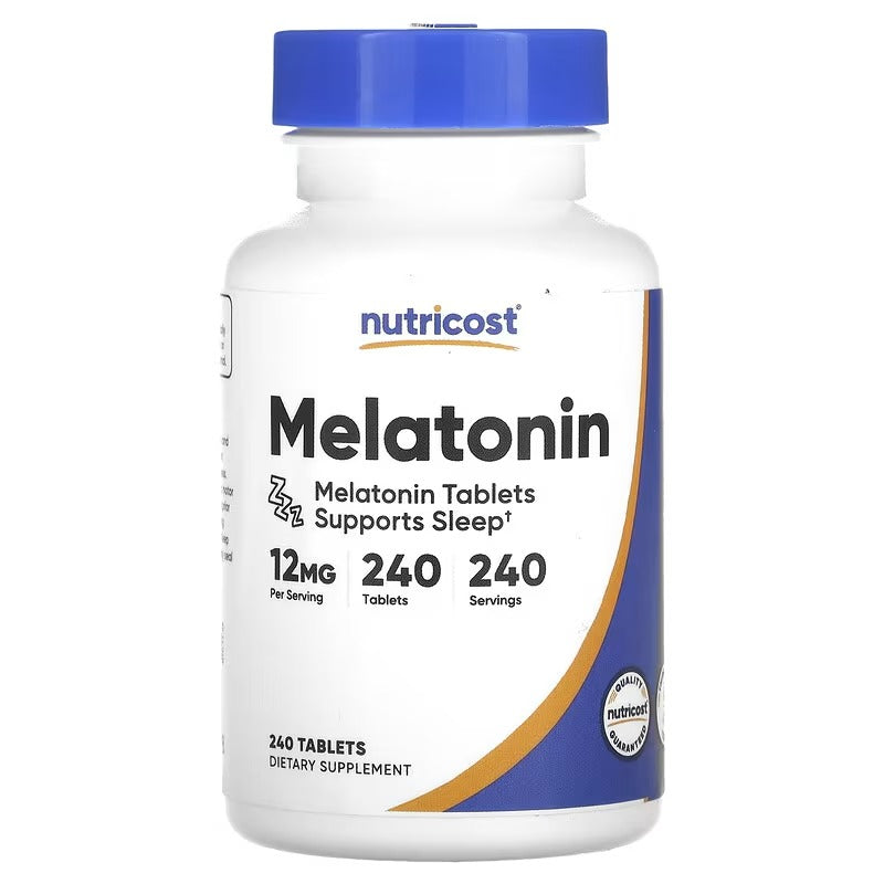 Nutricost Melatonin Tablets – Sleep & Nighttime Wellness Support Supplement