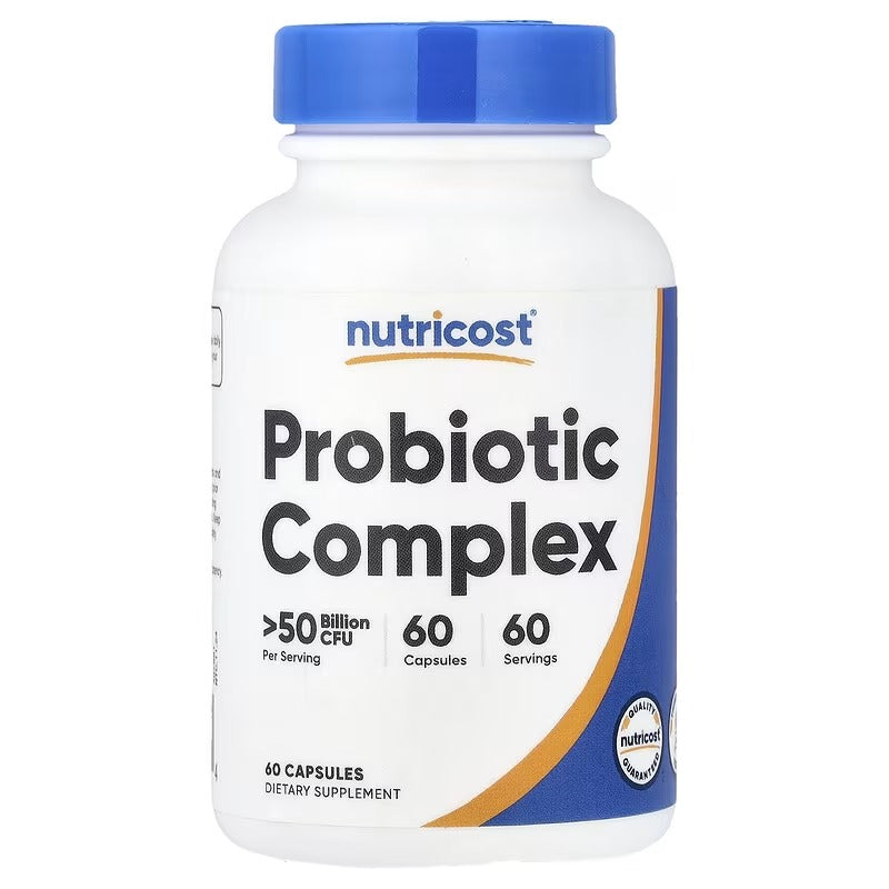 Nutricost Probiotic Complex Capsules – Digestive & Gut Wellness Support Supplement