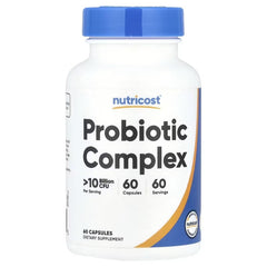 Nutricost Probiotic Complex Capsules – Digestive & Gut Wellness Support Supplement