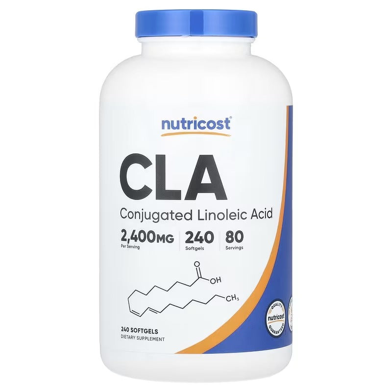 Nutricost CLA 800 mg Softgels – Conjugated Linoleic Acid Wellness Support Supplement