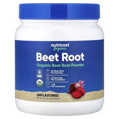 Nutricost Organic Beetroot & Astragalus Root Powder Unflavoured – Superfood & Herbal Wellness Support