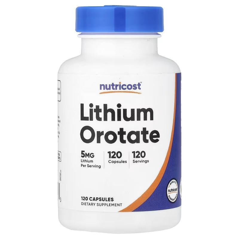 Nutricost Lithium Orotate Capsules – Daily Wellness Support Supplement