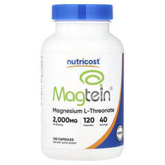 Nutricost Magtein® Magnesium L-Threonate 666 mg Capsules – Cognitive & Wellness Support Supplement