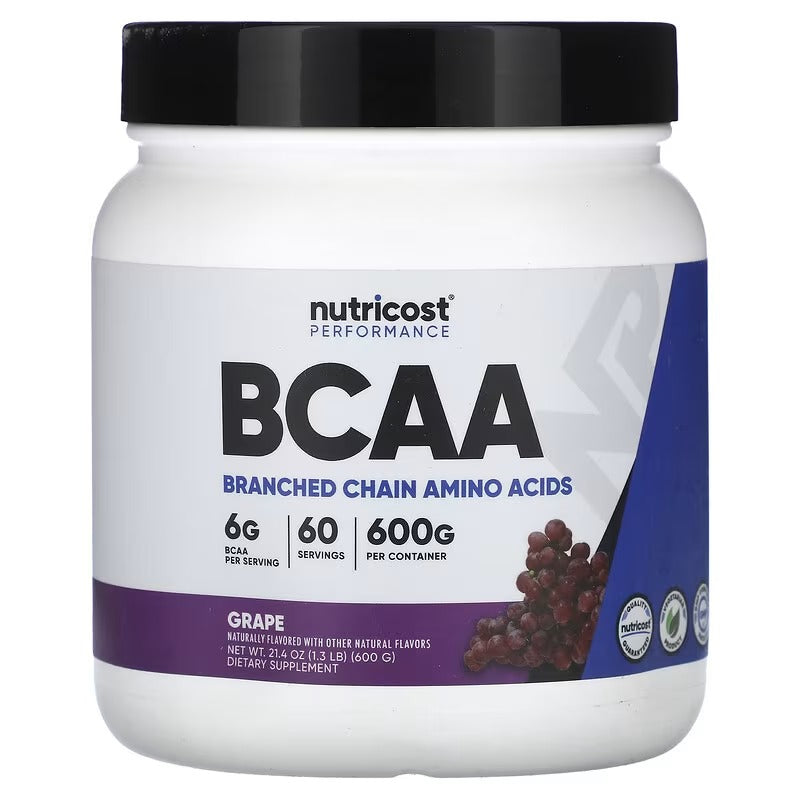Nutricost Performance BCAA Powder – Branched-Chain Amino Acid Workout & Recovery Support