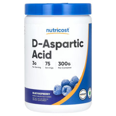 Nutricost D-Aspartic Acid Powder – Amino Acid & Performance Support Supplement