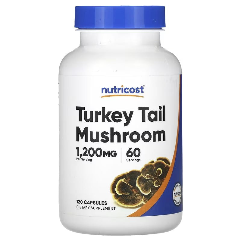 Nutricost Turkey Tail Mushroom 600 mg Capsules – Mushroom Wellness Support Supplement
