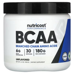 Nutricost Performance BCAA Powder – Branched-Chain Amino Acid Workout & Recovery Support