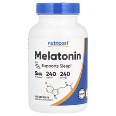 Nutricost Melatonin Capsules – Sleep & Nighttime Wellness Support Supplement