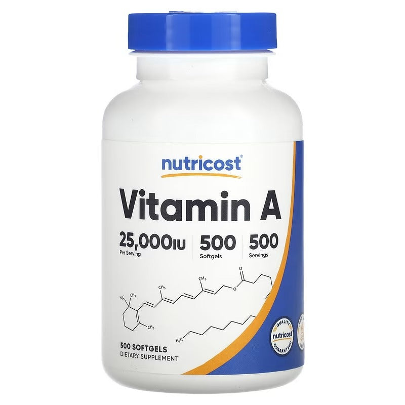 Nutricost Vitamin A Softgels – Daily Vitamin & Wellness Support Supplement