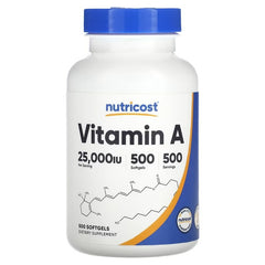 Nutricost Vitamin A Softgels – Daily Vitamin & Wellness Support Supplement