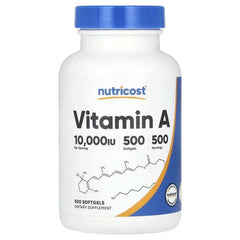 Nutricost Vitamin A Softgels – Daily Vitamin & Wellness Support Supplement
