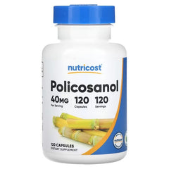 Nutricost Policosanol Capsules – 25mg, 40mg & 100mg Strengths, 120 Capsules