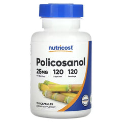 Nutricost Policosanol Capsules – 25mg, 40mg & 100mg Strengths, 120 Capsules