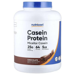 Nutricost Casein Protein Powder – Unflavoured, Vanilla & Chocolate (907g / 2,268g)