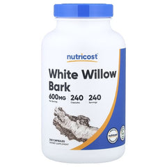Nutricost White Willow Bark 600 mg Capsules – Herbal Supplement