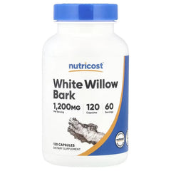 Nutricost White Willow Bark 600 mg Capsules – Herbal Supplement