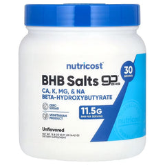 Nutricost BHB Salts goBHB® Powder – Fruit Punch, Peach Mango, Strawberry Lemonade & Unflavored