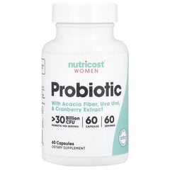 Nutricost Women's Probiotic Capsules – 30+ Billion CFU & 60+ Billion CFU Options