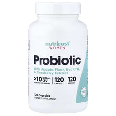 Nutricost Women's Probiotic Capsules – 30+ Billion CFU & 60+ Billion CFU Options