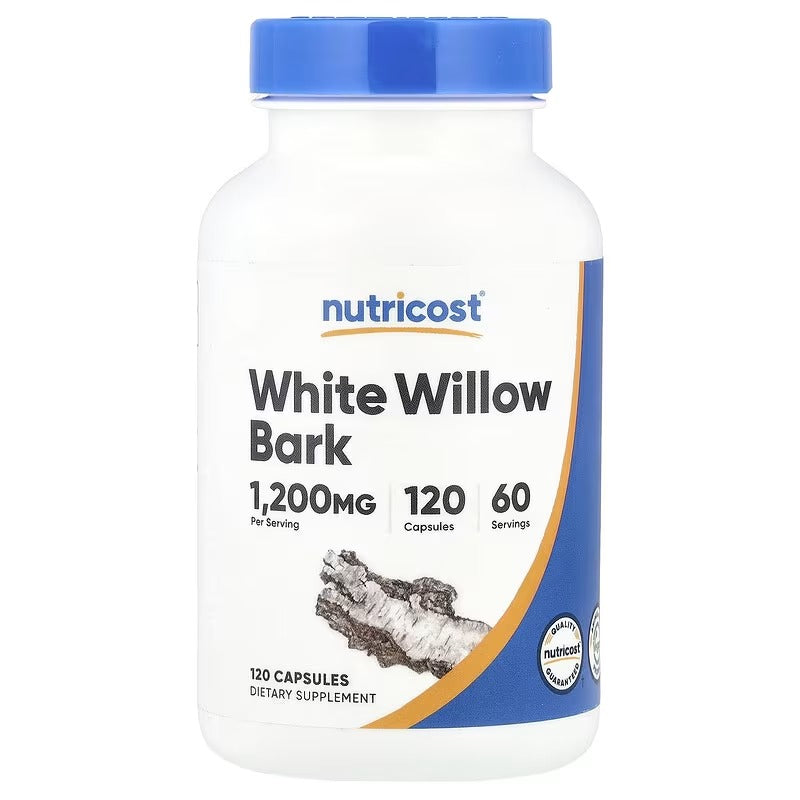 Nutricost White Willow Bark – 600mg Capsules (Available in 120 & 240 Capsules)