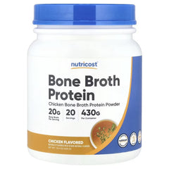 Nutricost Bone Broth Protein, Chicken, 15.4 oz (430 g) – Protein Powder