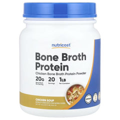 Nutricost Bone Broth Protein, Chicken, 15.4 oz (430 g) – Protein Powder