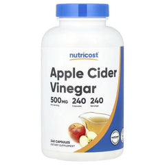 Nutricost Apple Cider Vinegar Capsules – 500 mg & 625 mg