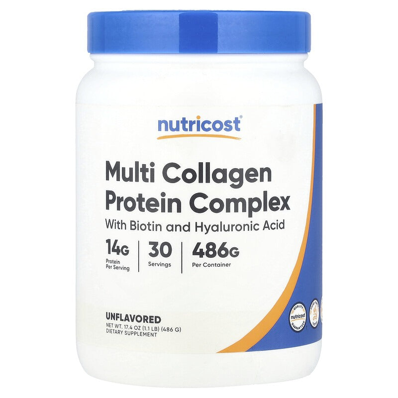 Nutricost Multi Collagen Protein Complex Powder – Milk Chocolate & Unflavoured