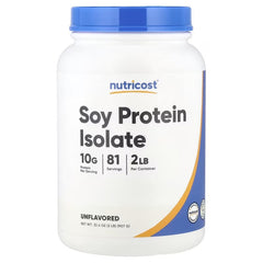 Nutricost Soy Protein Isolate, Unflavoured – Protein Powder